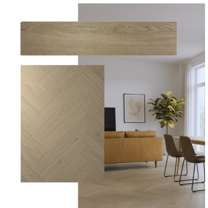 Herringbone ~ Ivory Vein Herringbone ~ Ivory Vein